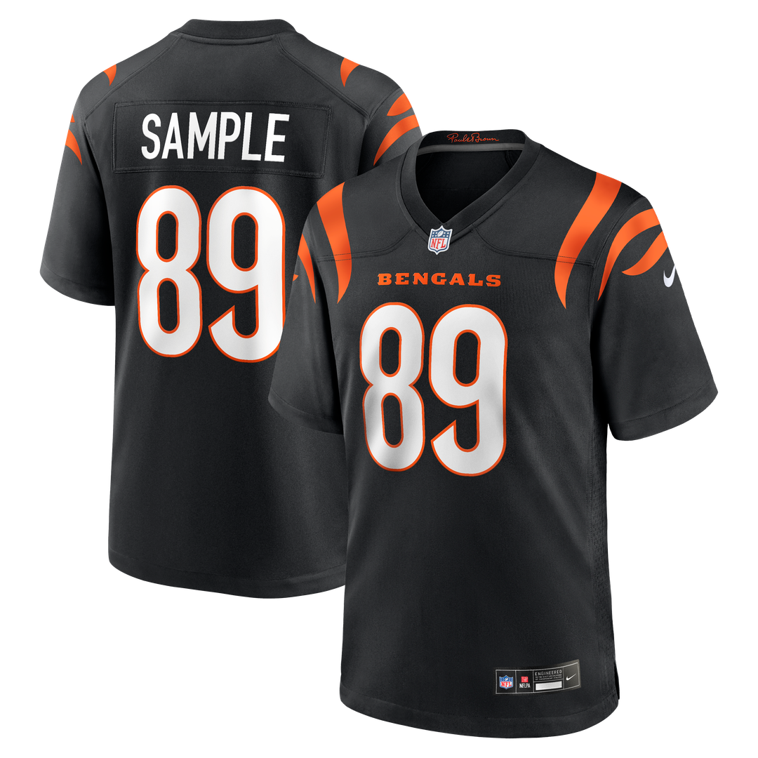 Men's Cincinnati Bengals Drew Sample Nike Black Game Jersey product image 1