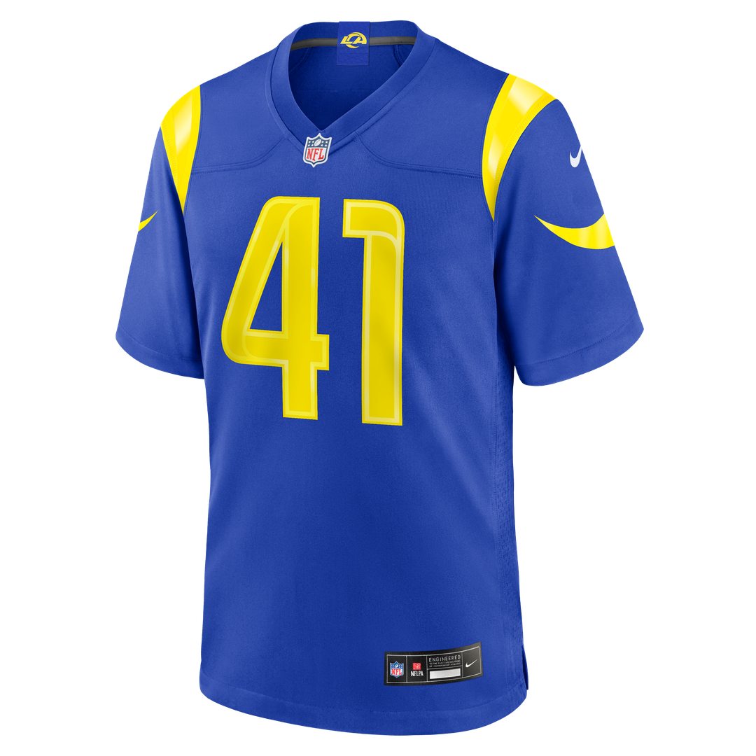 Men's Los Angeles Rams Zech McPhearson Nike Royal Team Game product image 2