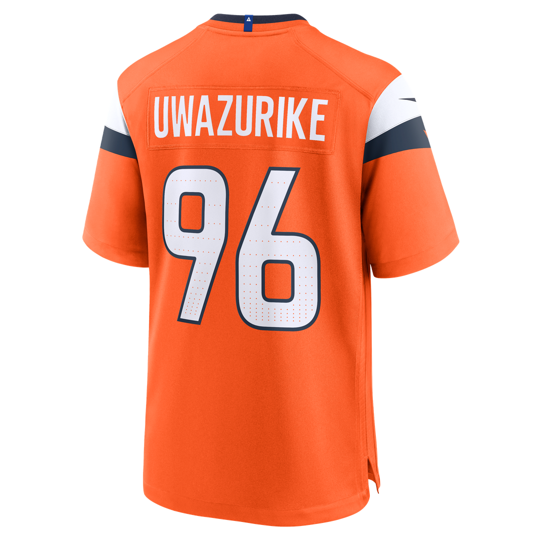 Men's Denver Broncos Eyioma Uwazurike Nike Orange Team Game product image 3