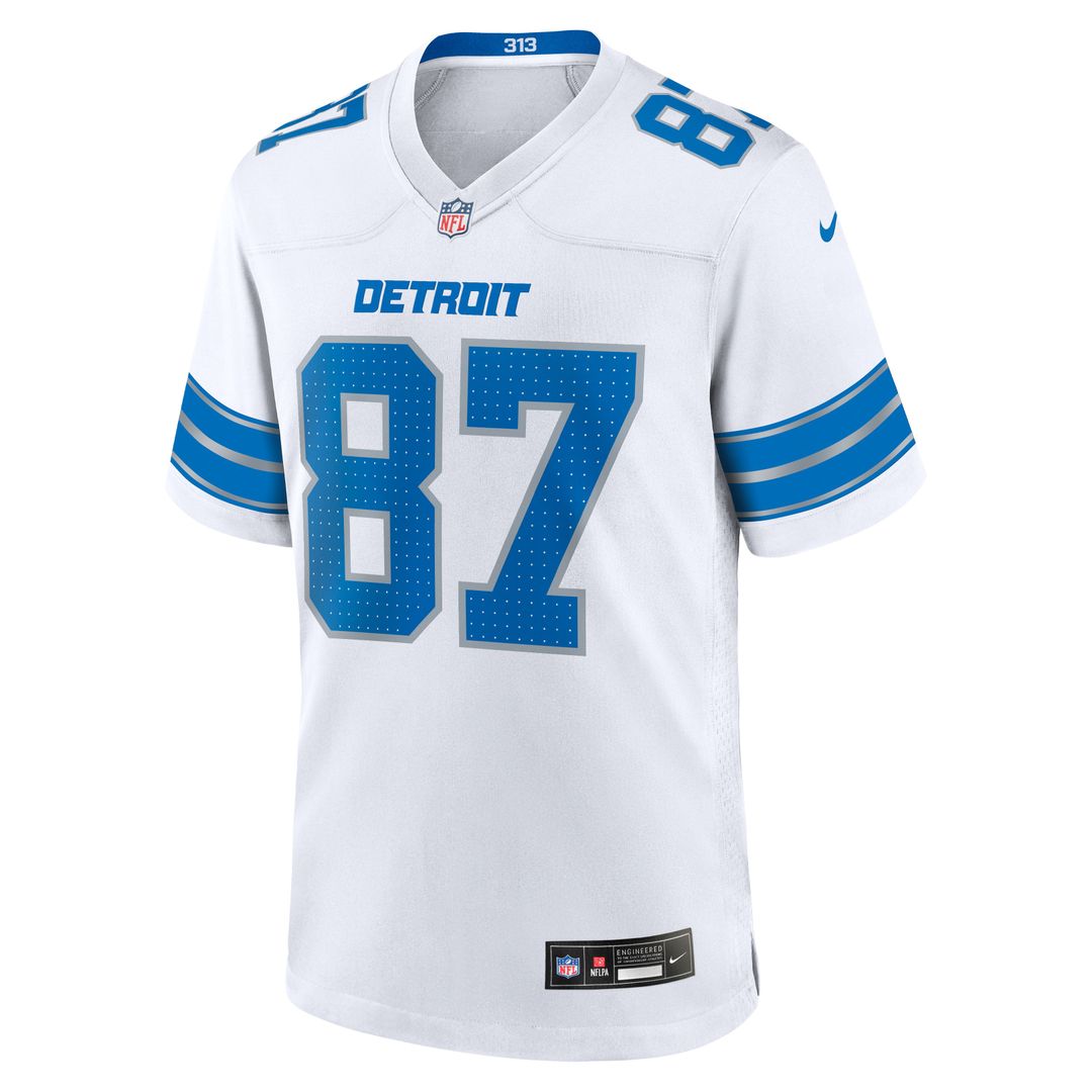 Men's Detroit Lions Sam LaPorta Nike Blue Game Jersey product image 26
