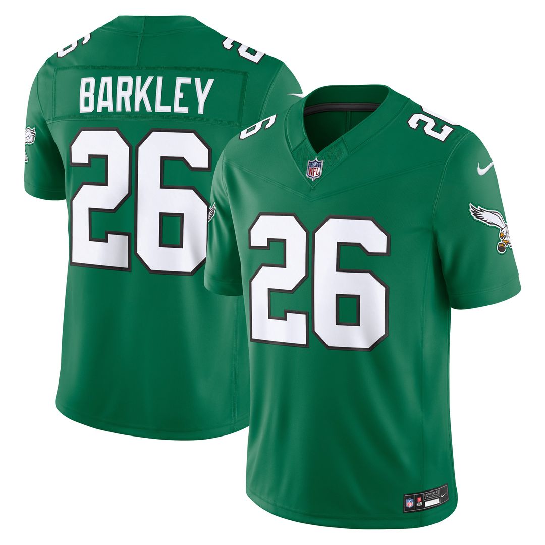 Men's Philadelphia Eagles Saquon Barkley Nike White Vapor product image 27