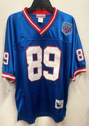Mark Bavaro New York Giants Jersey blue Mitchell & Ness product image 2, provided for visual reference and product detail