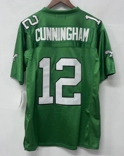 Randall Cunningham Philadelphia Eagles Jersey green product image 1, provided for visual reference and product detail review