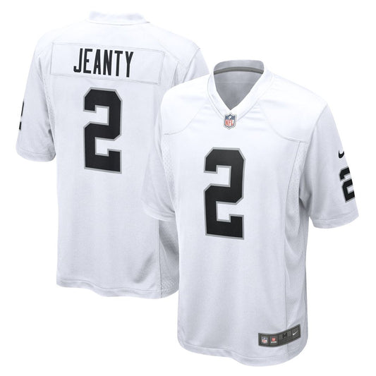 Men's Las Vegas Raiders Ashton Jeanty Nike White Game Jersey product image 1
