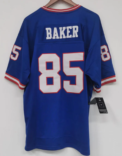 Stephen Baker Mitchell & Ness New York Giants Jersey product image 1, provided for visual reference and product detail review
