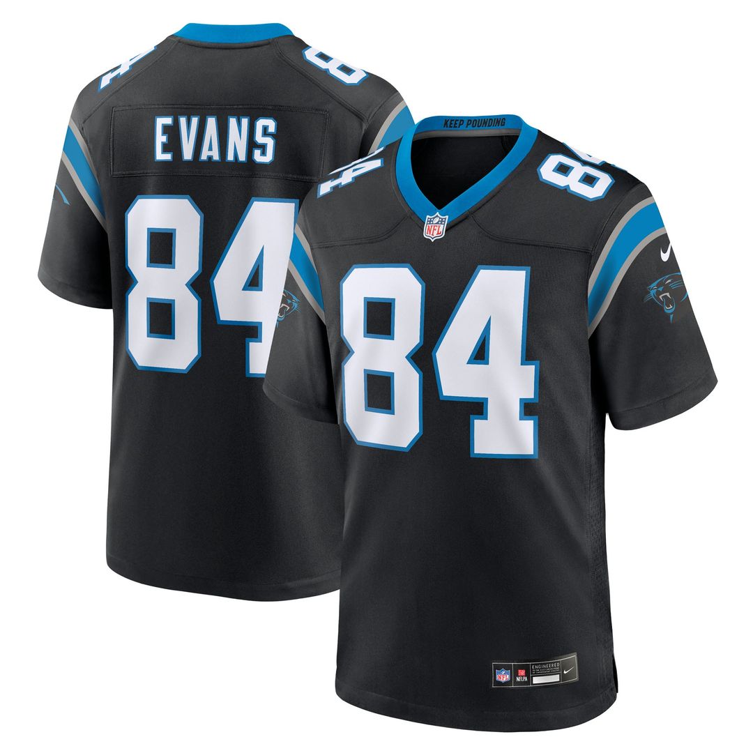 Men's Carolina Panthers Mitchell Evans Nike Black Team Game product image 1