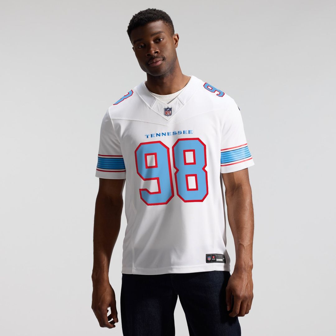 Men's Tennessee Titans Jeffery Simmons Nike White Vapor product image 17