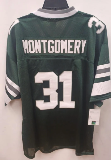 Wilbert Montgomery Philadelphia Eagles Jersey green product image 1, provided for visual reference and product detail review