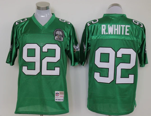 Reggie White Philadelphia Eagles Jersey green product image 1, provided for visual reference and product detail review