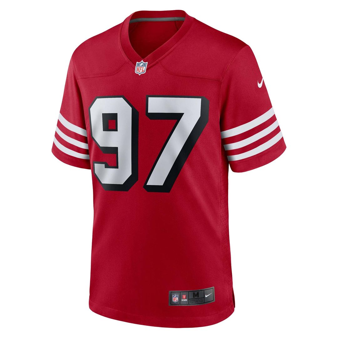 Men's San Francisco 49ers Nick Bosa Nike Scarlet Alternate product image 2