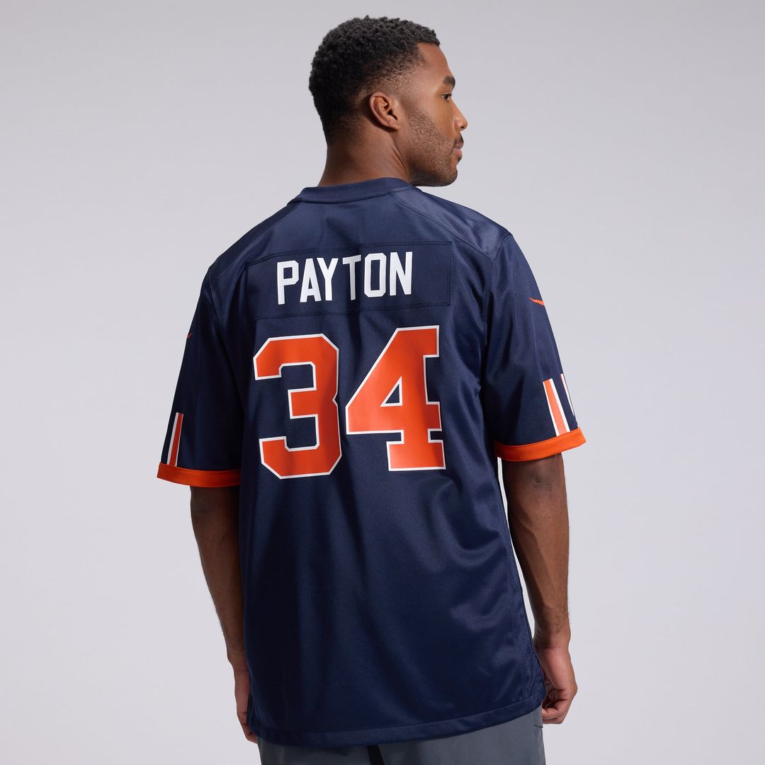 Men's Chicago Bears Walter Payton Nike Navy 2026 Rivalries product image 3