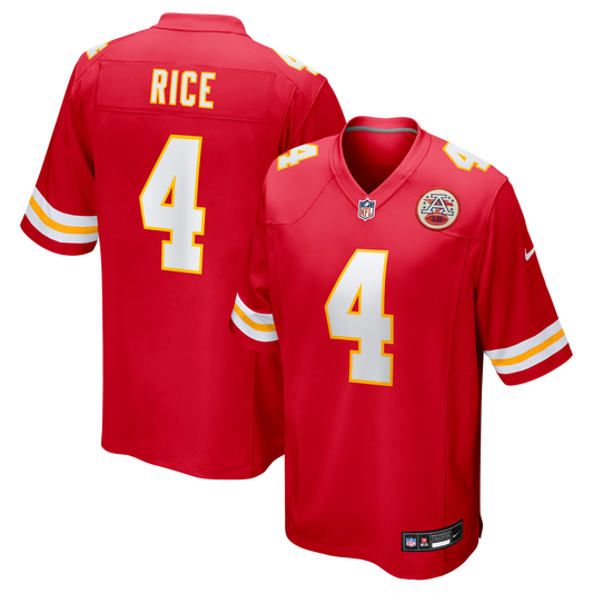 Men's Kansas City Chiefs Rashee Rice Nike Red Game Jersey product image 1