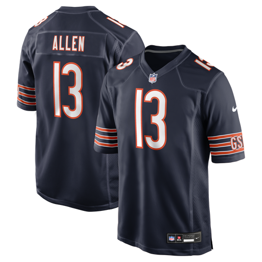 Men's Chicago Bears Keenan Allen Nike Navy Team Game Jersey product image 1
