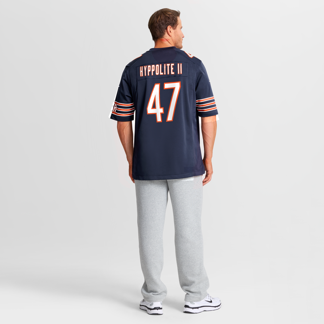 Men's Chicago Bears Ruben Hyppolite II Nike Navy Team Game product image 3