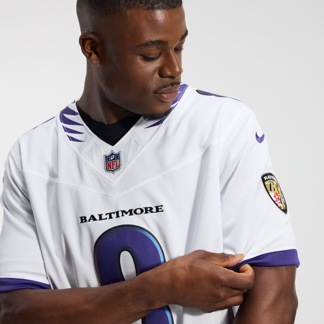 Men's Baltimore Ravens Lamar Jackson Nike White Vapor product image 21