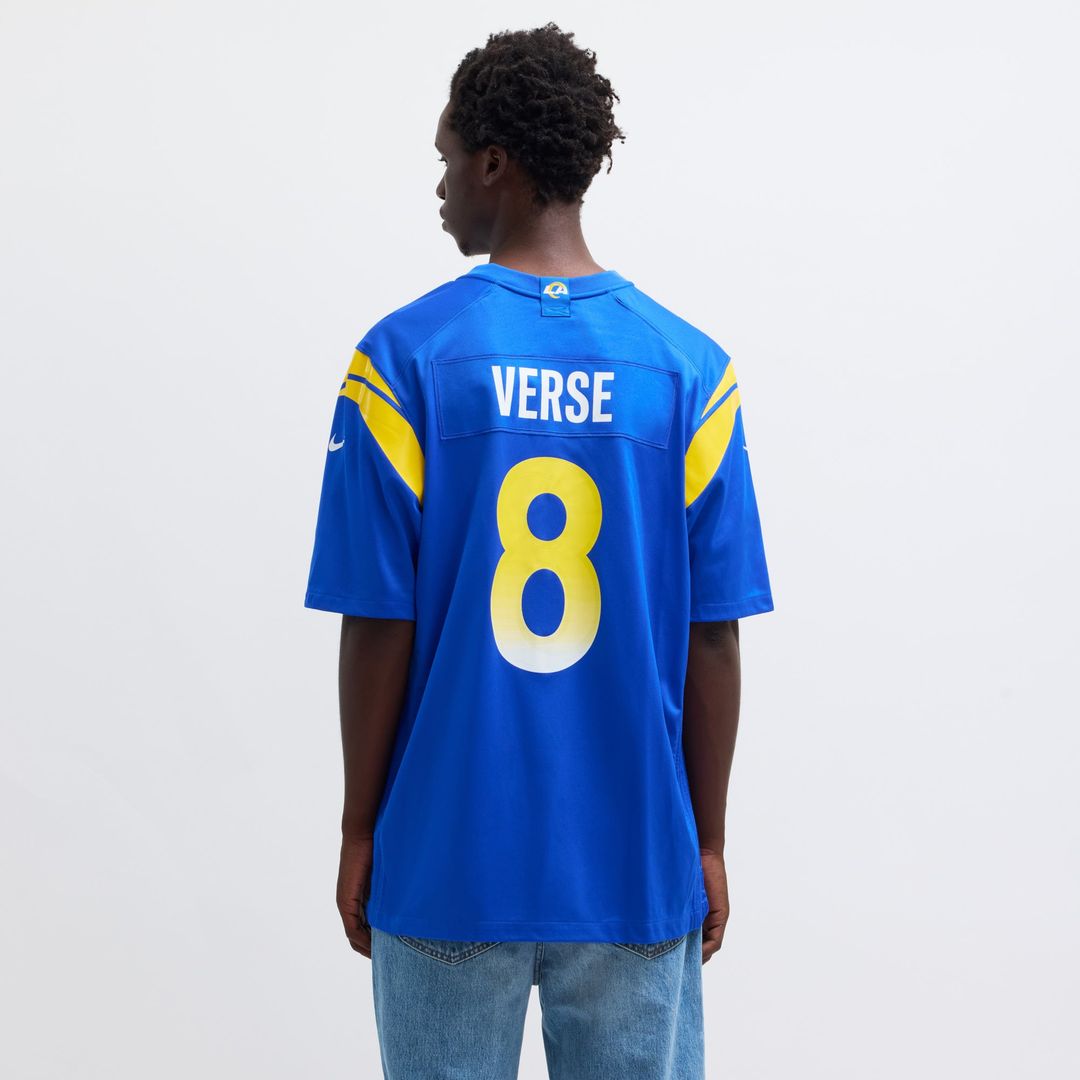 Men's Los Angeles Rams Jared Verse Nike White Game Player product image 31