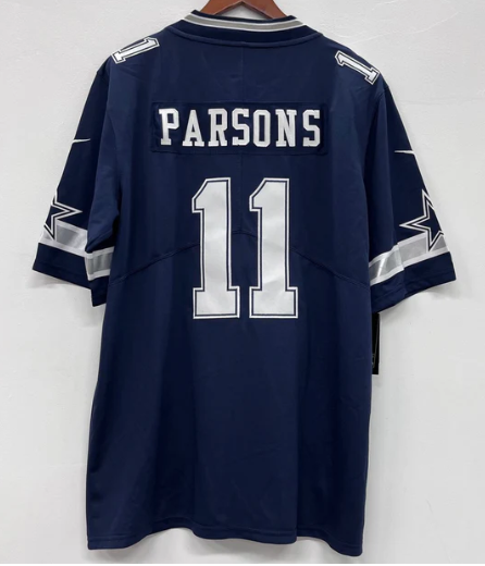 Micah Parsons Dallas Cowboys Jersey navy blue NIKE product image 1, provided for visual reference and product detail review