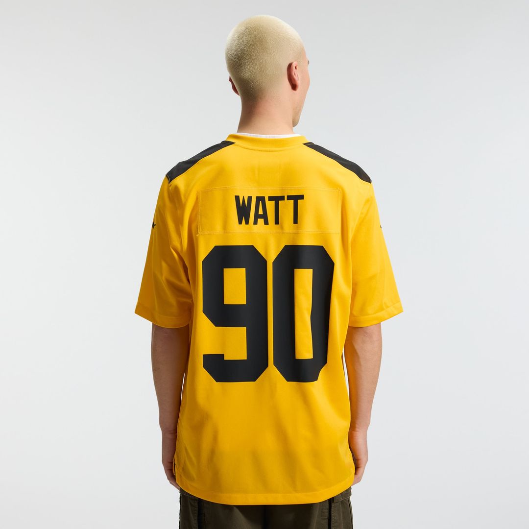 Men's Pittsburgh Steelers T.J. Watt Nike Black Game Jersey product image 19