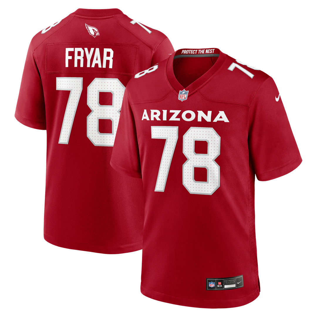 Men's Arizona Cardinals Josh Fryar Nike Cardinal Team Game product image 1