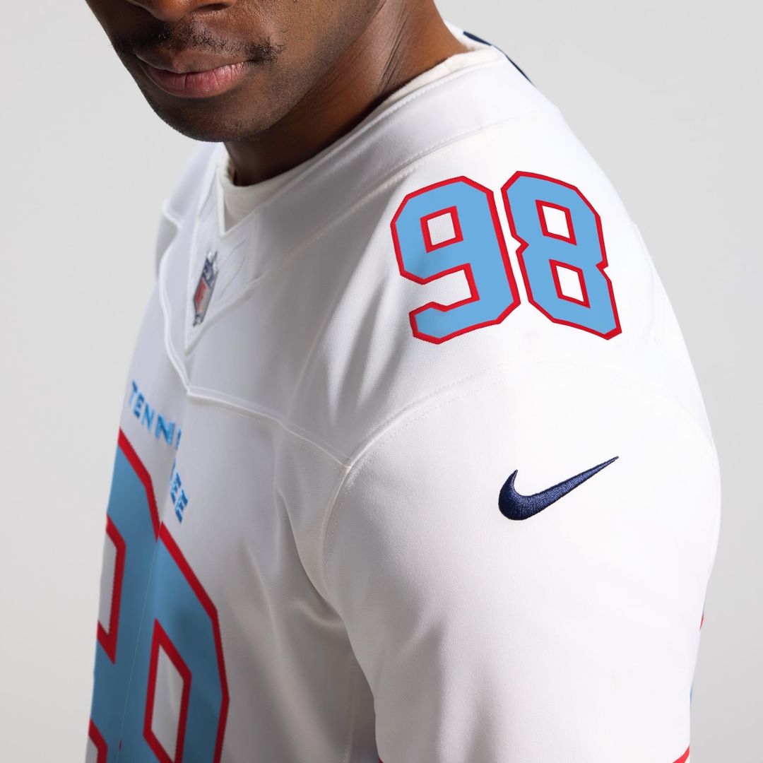 Men's Tennessee Titans Jeffery Simmons Nike White Vapor product image 21