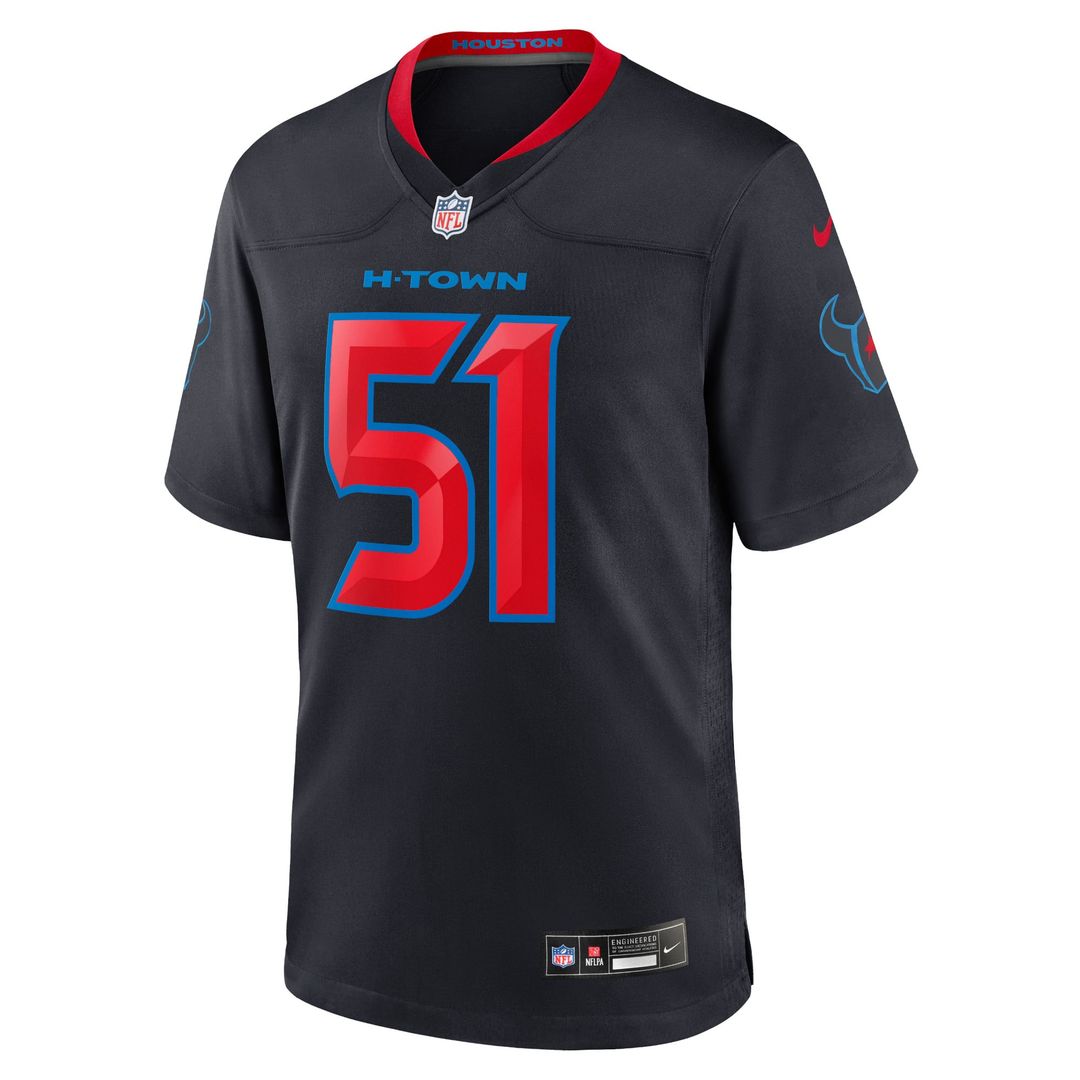 Men's Houston Texans Will Anderson Jr. Nike Navy Alternate product image 2
