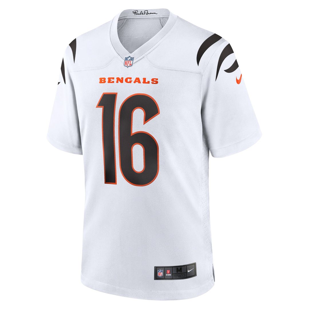 Men's Cincinnati Bengals Joe Flacco Nike White Game Jersey product image 2
