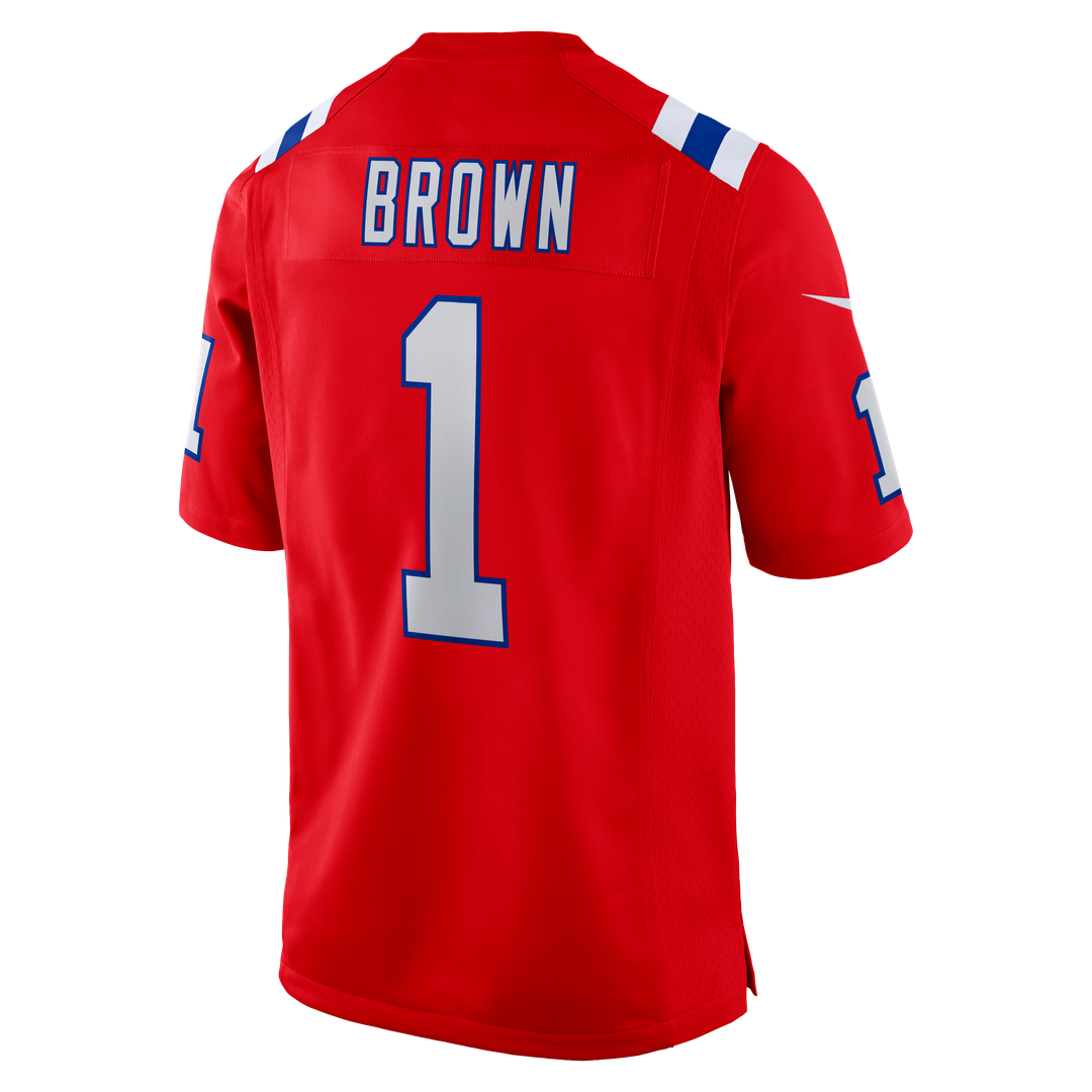 Men's New England Patriots A.J. Brown Nike Navy Team Game product image 18