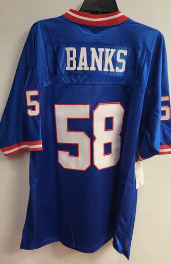 Carl Banks Mitchell & Ness New York Giants Jersey product image 2, provided for visual reference and product detail review