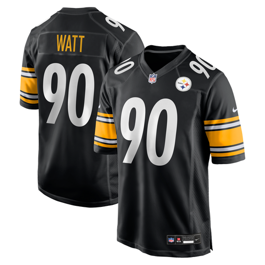 Men's Pittsburgh Steelers T.J. Watt Nike Black Game Jersey product image 1