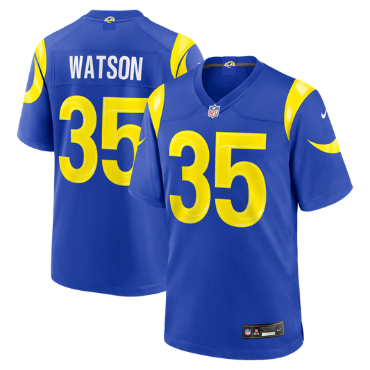 Men's Los Angeles Rams Jaylen Watson Nike Royal Team Game product image 1