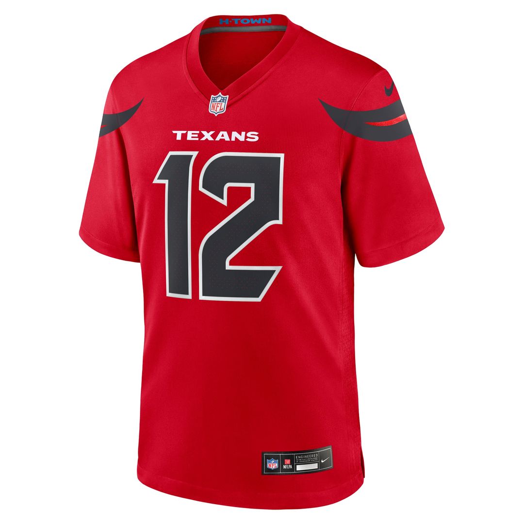 Men's Houston Texans Nico Collins Nike Red Alternate Game product image 8