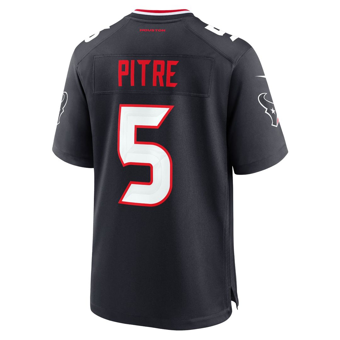 Men's Houston Texans Jalen Pitre Nike Navy Game Jersey product image 11