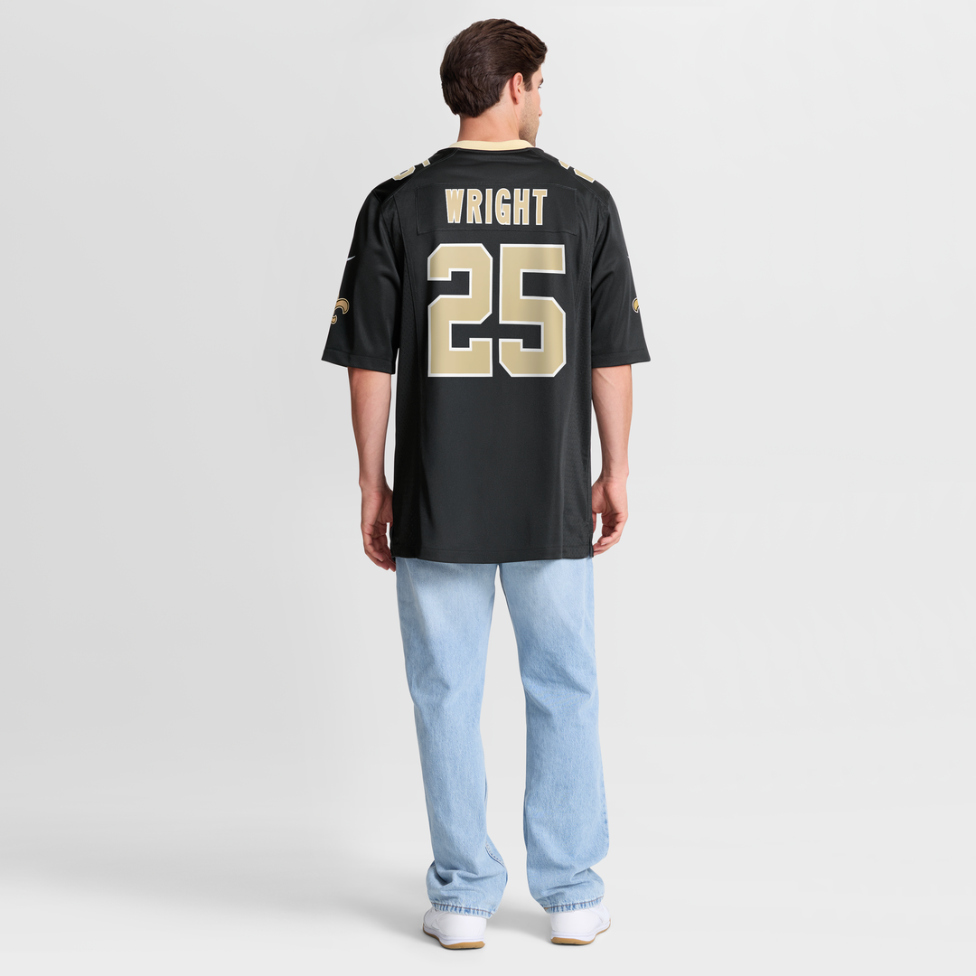 Men's New Orleans Saints Rejzohn Wright Nike Black Team product image 8