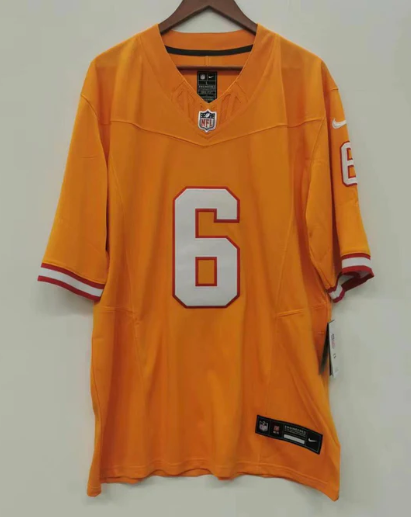 Baker Mayfield Tampa Bay Buccaneers throwback Jersey product image 2, provided for visual reference and product detail review