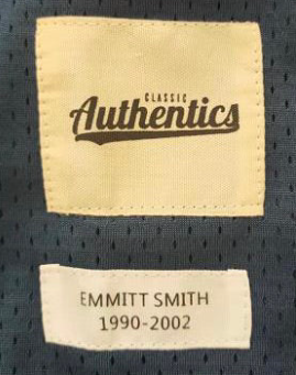 Emmitt Smith Dallas Cowboys Classic Authentics Jersey product image 3, provided for visual reference and product detail