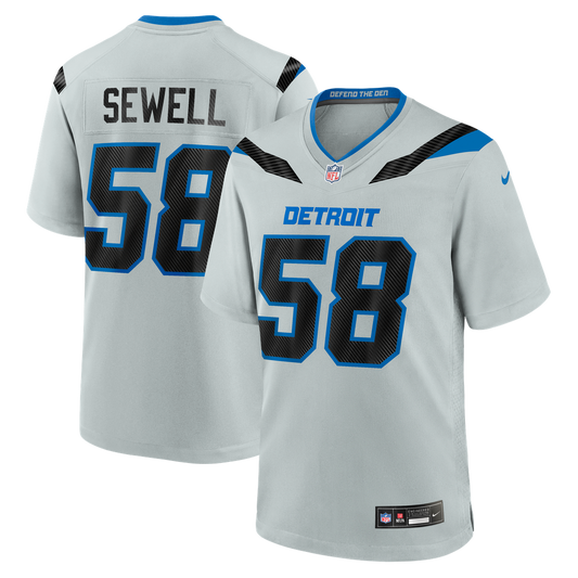 Men's Detroit Lions Penei Sewell Nike Silver 2026 Rivalries product image 1