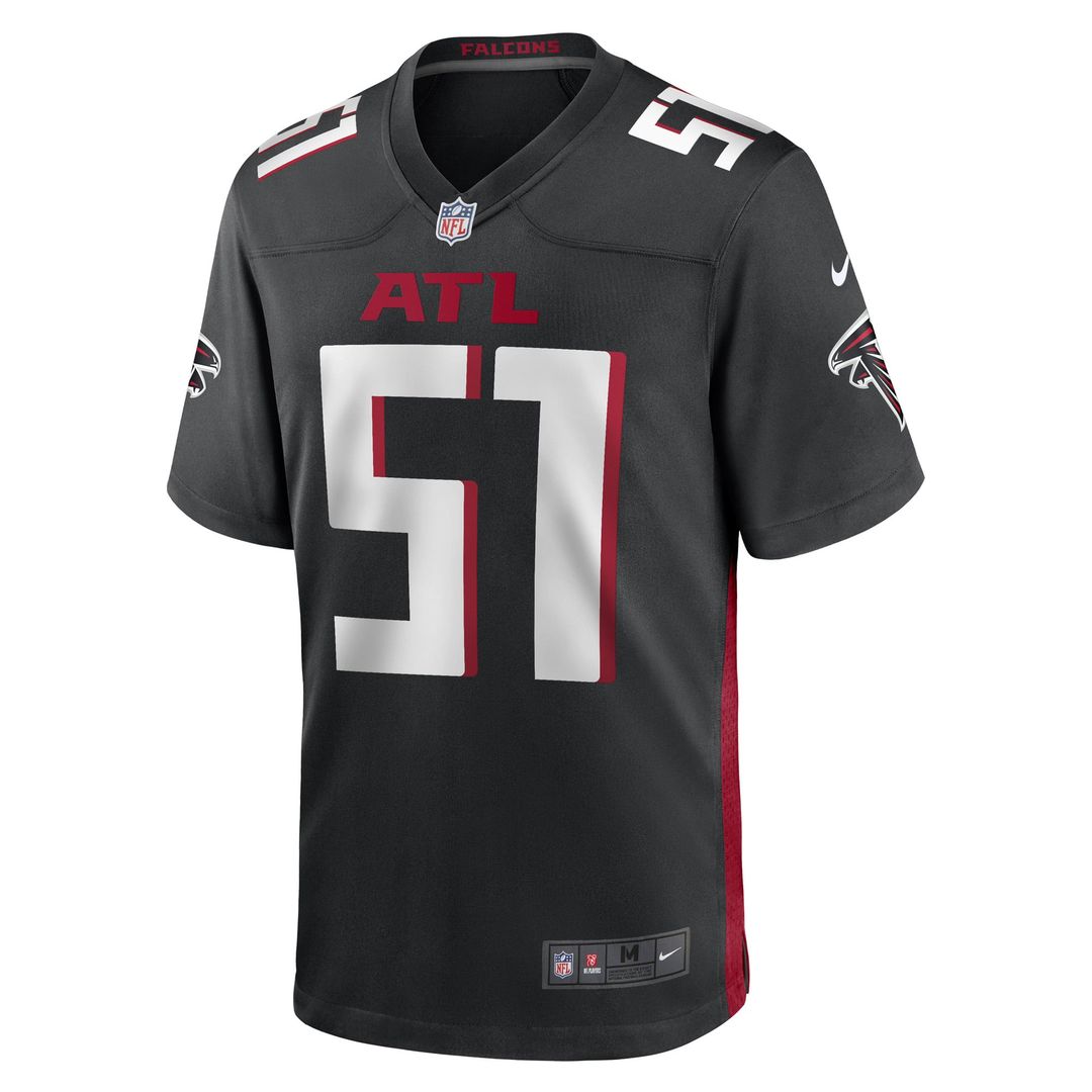 Men's DeAngelo Malone Atlanta Falcons Nike Black Game product image 2