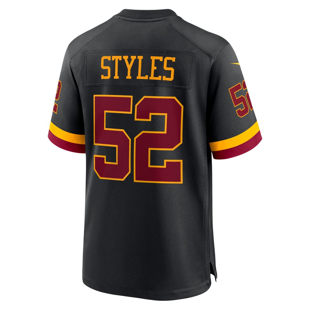 Men's Washington Commanders Sonny Styles Nike Black Game product image 3
