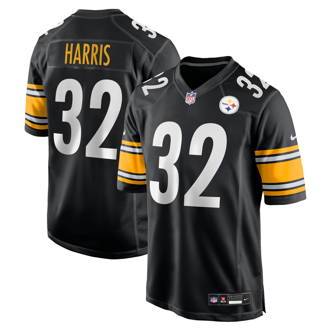 Men's Pittsburgh Steelers Franco Harris Nike Black Game product image 1
