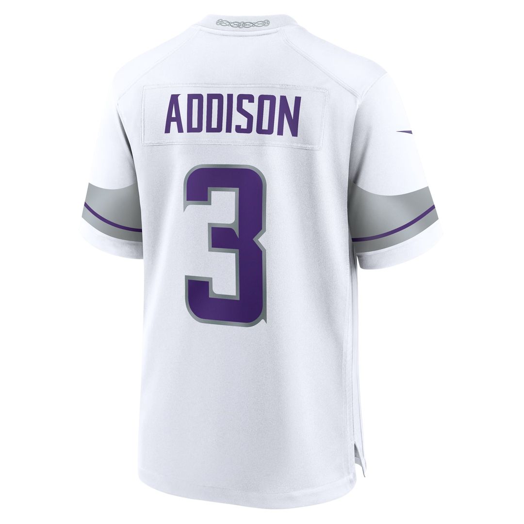 Men's Minnesota Vikings Jordan Addison Nike Purple Game product image 19