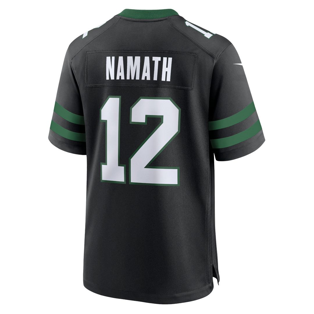Men's New York Jets Joe Namath Nike Legacy Black Alternate product image 3