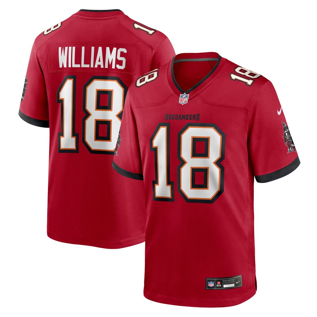 Men's Tampa Bay Buccaneers Josh Williams Nike Red Team Game product image 1