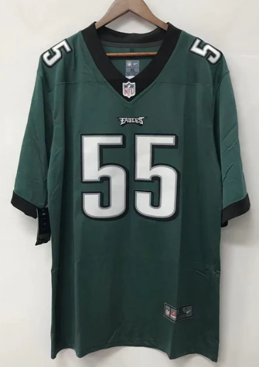 Brandon Graham Philadelphia Eagles official NFL Jersey green product image 2, provided for visual reference and product
