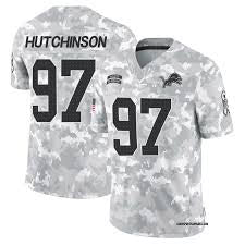Aiden Hutchinson YOUTH KIDS Detroit Lions Official NFL Nike Salute to Service Jersey product image 1, provided for visual