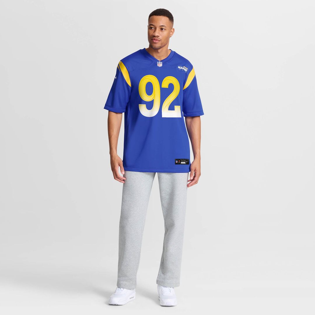 Men's Los Angeles Rams Harrison Mevis Nike Royal Team Game product image 4