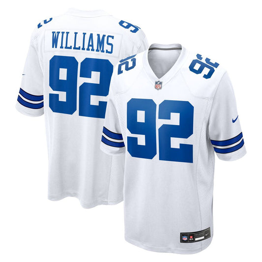 Men's Dallas Cowboys Quinnen Williams Nike White Game Jersey product image 1