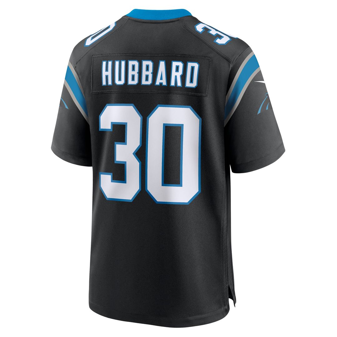 Men's Carolina Panthers Chuba Hubbard Nike Black Team Game product image 9