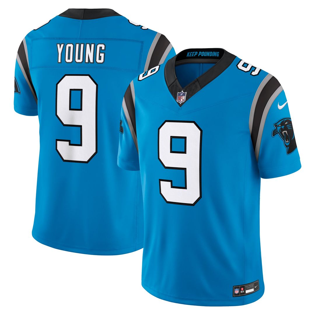Men's Carolina Panthers Bryce Young Nike Blue Alternate product image 1