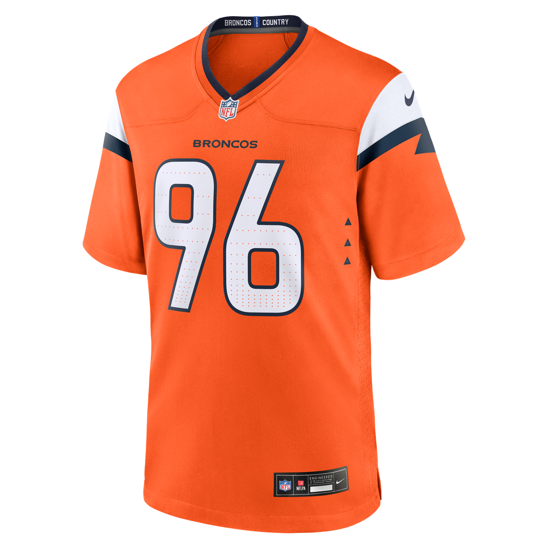 Men's Denver Broncos Eyioma Uwazurike Nike Orange Team Game product image 2