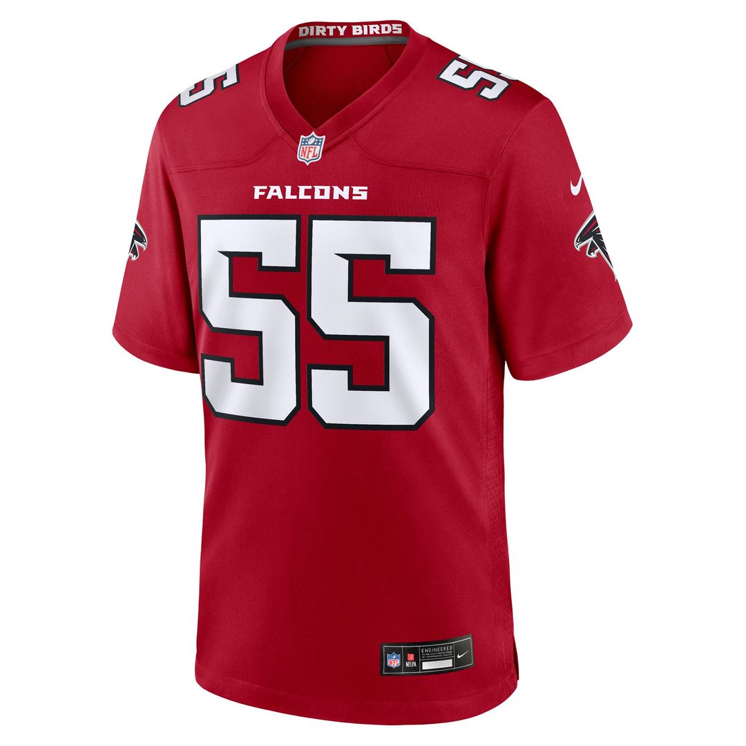 Men's Atlanta Falcons Za'Darius Smith Nike Red Team Game product image 2